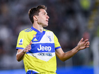 Federico Chiesa of FC Juventus looks dejected during the Serie A match between Spezia Calcio and FC Juventus at Stadio Alberto Picco on 22 S...