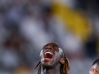 Moise Kean of FC Juventus looks dejected during the Serie A match between Spezia Calcio and FC Juventus at Stadio Alberto Picco on 22 Septem...