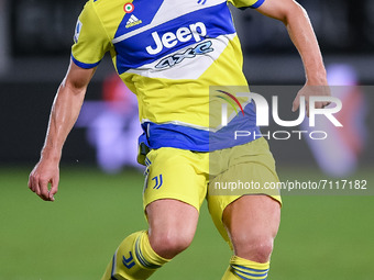 Matthijs de Ligt of FC Juventus during the Serie A match between Spezia Calcio and FC Juventus at Stadio Alberto Picco on 22 September 2021....