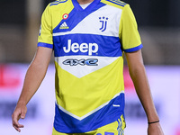 Manuel Locatelli of FC Juventus looks on during the Serie A match between Spezia Calcio and FC Juventus at Stadio Alberto Picco on 22 Septem...