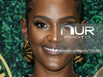WEST HOLLYWOOD, LOS ANGELES, CALIFORNIA, USA - SEPTEMBER 23: CEO of Motown Records Ethiopia Habtemariam arrives at the 1st Annual Black Musi...