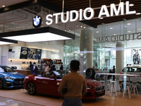 A general view of the BMW Studio Mall at AEO Mall Sentul, Indonesia, on September 24, 2021. BMW Indonesia opened a store that carries the li...