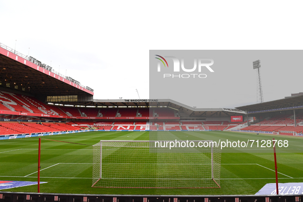 
General view inside the City Ground ahead of kick-off of the  during the Sky Bet Championship match between Nottingham Forest and Millwall...