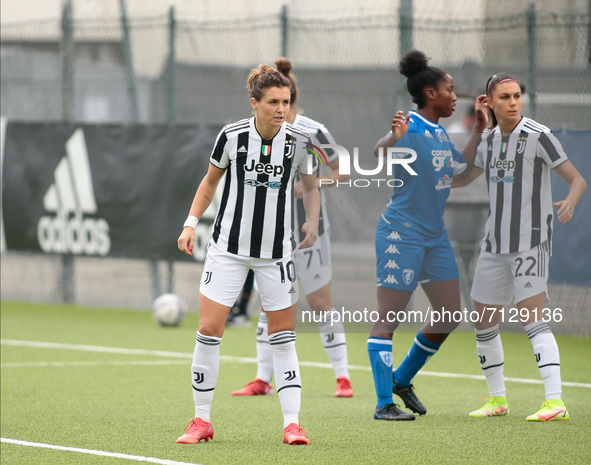 Cristiana Girelli (Juventus Women) during the Italian  women’s Serie A football match between Juventus Women and Empoli Ladies on September...