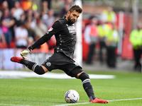 
Bartosz Bialkowski of Millwall during the Sky Bet Championship match between Nottingham Forest and Millwall at the City Ground, Nottingham...