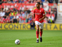 
Max Lowe of Nottingham Forest during the Sky Bet Championship match between Nottingham Forest and Millwall at the City Ground, Nottingham o...