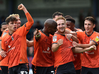 Oldham Athletic's Davis Keillor-Dunn celebrates scoring his side's first goal of the game during the Sky Bet League 2 match between Rochdale...