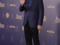 Director Hamaguchi Ryusuke attends the 15th Asian Film Awards during the 26th Busan International Film Festival at Paradise Hotel on October...