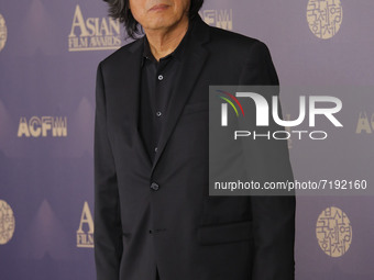 Director Lee Chang-dongattends the 15th Asian Film Awards during the 26th Busan International Film Festival at Paradise Hotel on October 08,...