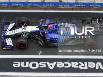 63 RUSSELL George (gbr), Williams Racing F1 FW43B, action during the Formula 1 Rolex Turkish Grand Prix 2021, 16th round of the 2021 FIA For...