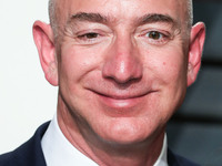 FILE - Jeff Bezos Announces $100 Million Gift To Nonprofit Feeding America. BEVERLY HILLS, LOS ANGELES, CALIFORNIA, USA - MARCH 04: Founder,...