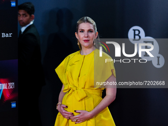 Lily Rabe attends the 