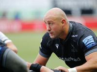 Carl Fearns of Newcastle Falcons looks on during the Gallagher Premiership match between Newcastle Falcons and Bristol at Kingston Park, New...