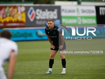 Brett Connon of Newcastle Falcons looks on during the Gallagher Premiership match between Newcastle Falcons and Bristol at Kingston Park, Ne...