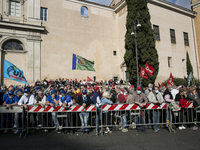 An anti-fascist demonstration called by the Italian trade unions after the assault by extreme right-wing groups on the CGL headquarters on O...