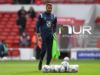 
Steven Reid, Nottingham Forest assistant coach during the Sky Bet Championship match between Nottingham Forest and Blackpool at the City Gr...