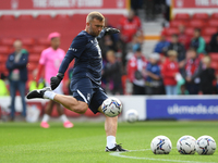 
Danny Alcock, Nottingham Forest first team goalkeeper coach during the Sky Bet Championship match between Nottingham Forest and Blackpool a...