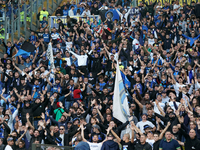 Supporters of Fc Internazionale Milano during the Serie A match between Ss Lazio and Fc Internazionale Milano on  October 16, 2021 stadium 