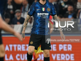 Marcelo Brozovic of Fc Internazionale Milano during the Serie A match between Ss Lazio and Fc Internazionale Milano on  October 16, 2021 sta...