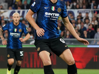 Edin Dzeko of Fc Internazionale Milano during the Serie A match between Ss Lazio and Fc Internazionale Milano on  October 16, 2021 stadium 