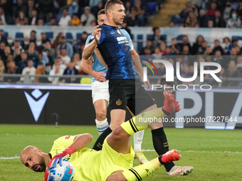 Josè Manuel Reina of Ss Lazio during the Serie A match between Ss Lazio and Fc Internazionale Milano on  October 16, 2021 stadium 