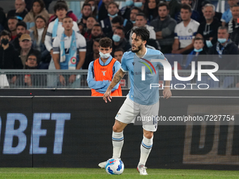 Luis Alberto of Ss Lazio during the Serie A match between Ss Lazio and Fc Internazionale Milano on  October 16, 2021 stadium 