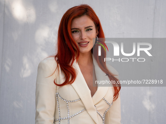 Bella Thorne attends the photocall of the movie 