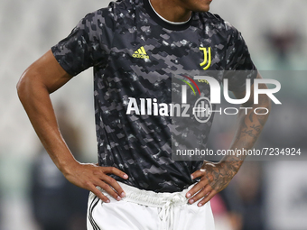 Danilo Luiz da Silva of Juventus FC during the match between Juventus FC and AS Roma on October 17, 2021 at Allianz Stadium in Turin, Italy....