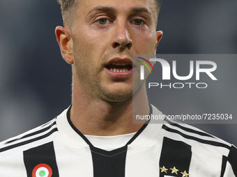 Federico Bernardeschi of Juventus FC during the match between Juventus FC and AS Roma on October 17, 2021 at Allianz Stadium in Turin, Italy...