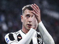 Juventus midfielder Federico Bernardeschi (20) gestures during the Serie A football match n.8 JUVENTUS - ROMA on October 17, 2021 at the All...