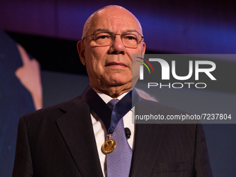(EDITOR'S NOTE: FILE IMAGE) Former US secretary of state, Colin Powell dies of Covid complications. -In the image: Colin L. Powell, former U...