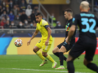 Frank Castaneda of FC Sheriff Tiraspol in action during the UEFA Champions League 2021/22 Group Stage - Group D football match between FC In...