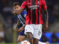 Rafael Leao forward of AC Milan (R) in action during the UEFA Champions League Group stage - Group B match between FC Porto and AC Milan, at...