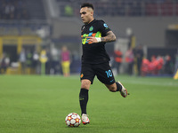 Lautaro Martinez of FC Internazionale in action during the UEFA Champions League 2021/22 Group Stage - Group D football match between FC Int...
