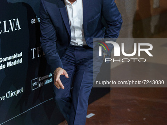 Singer Pablo Alboran attends to Telva Awards to Arts, Sports and Sciences 2021 on October 19, 2021 in Madrid, Spain.  (