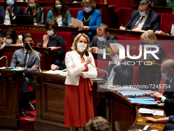 Minister of Ecological Transition Barbara Pompili at the National Assembly during question time at the government, in Paris, 19 October, 202...