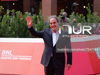 Oliver Stone attends the red carpet of the movie 