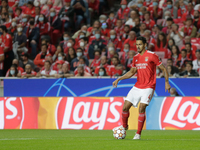 Lucas Veríssimo defender of SL Benfica in action during the UEFA Champions League Group E match between SL Benfica and FC Bayern Munich. at...