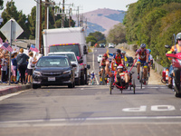 Disabled veteran and first responder cyclists are seen as they participate in Project Hero’s California Challenge — a week-long bicycle ride...