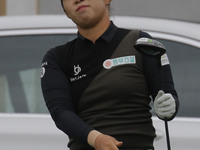 Su ji Kim of South Korea action on the 1th green during an BMW LADIES CHAMPIONSHIP at BMW International GC in Busan, South Korea. (