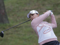 Jin Young Ko of South Korea action on the 3th green during an BMW LADIES CHAMPIONSHIP at BMW International GC in Busan, South Korea. (