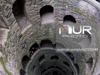 Initiation Well at Quinta da Regaleira in Sintra, Portugal on October 21, 2021. (