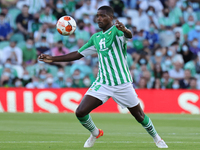 William Carvalho of Real Betis during the UEFA Europa League Group G stage match between Real Betis and Bayern Leverkusen at Benito Villamar...