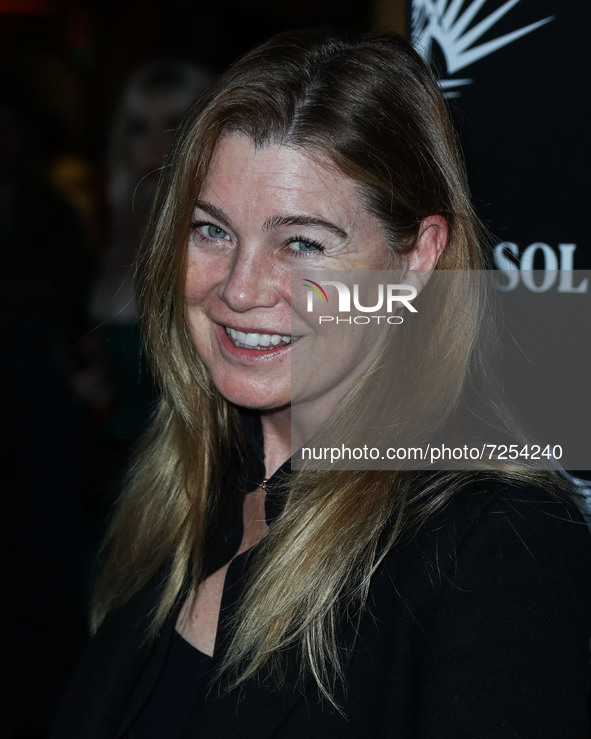Actress Ellen Pompeo arrives at Brian Bowen Smith's Drivebys Book Launch And Gallery Viewing Presented By Casa Del Sol Tequila held at 8175...