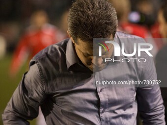 Florianópolis/SC - 08/12/2015 - Coach Argel Fucks from Figueirense in the game against São Paulo, from 18th round of Brazilian Soccer Champi...