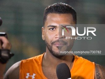 Florianópolis/SC - 08/12/2015 - Breno from São Paulo after the game, from 18th round of Brazilian Soccer Championship 2015. Photo: Fernando...