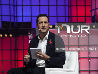 Nicolas Julia during at opening night of Web Summit 2021 in Lisbon, Portugal on November 1, 2021.
 (