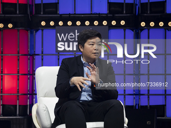 COO at Reddit Jen Wong speaks at last day in  the Web Summit 2021 in Lisbon, Portuga, on November 4,2021 (