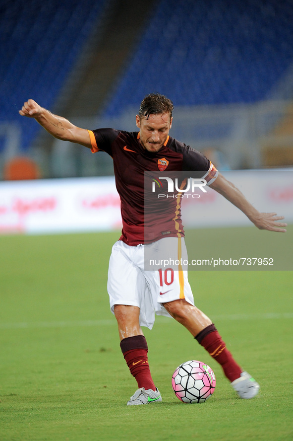 Francesco Totti during the Soccer AS ROMA presentation team for the season 2015-2016.
Rome, Italy, on 14th August 2015  