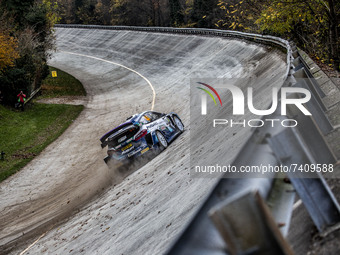 44 Greensmith Gus (gbr), Andersson Jonas (swe), M-Sport Ford World Rally Team, Ford Fiesta WRC, action during the ACI Rally Monza, 12th roun...